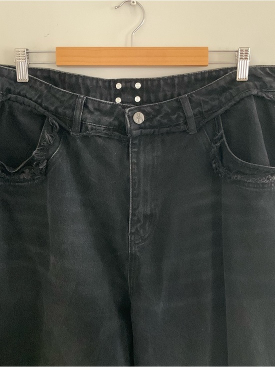 Men’s Divine Void Archangel Black Baggy Jeans, Sz 38 - Picture 5 of 14